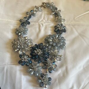 Elegant Floral Statement Necklace